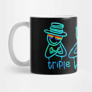 Triple Heart Hug Mug